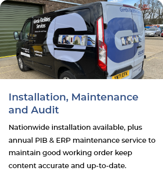 Installation maintenance and audit